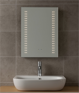 LED CCT Illuminated Mirror with Shaver Socket 600mm x 500mm
