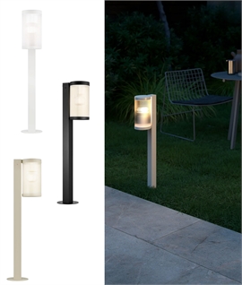 Exterior Bollard with Reeded Shade Height 800mm