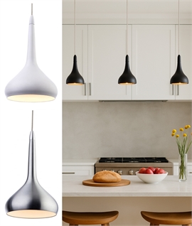 Small Teardrop LED Pendant Light - Dia 105mm