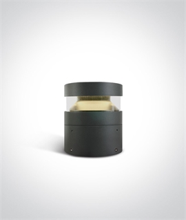 Anthracite 20W LED Small Bollard - IP65 Rated