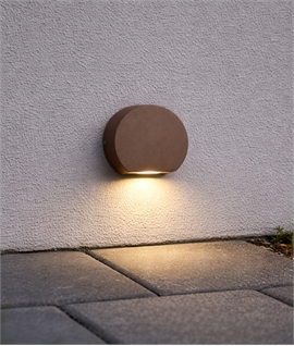 Low Level Dark Brown LED Wall Light - Warm White 3000k Low Level Dark Brown LED Wall Light - Warm White 3000k