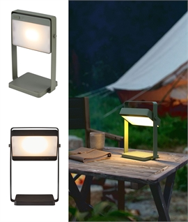 Solar Power Table Lamp with Swivel Light - Dimmable