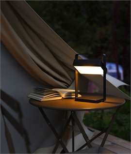 Solar Power Table Lamp with Swivel Light - Dimmable
