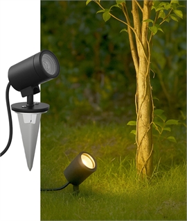 Black Adjustable LED Ground Spike Light IP65 Rated