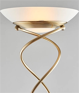 Twisted Modern Mother and Child Task Floor Light 