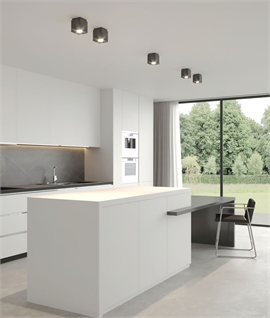 Single Square Surface Mounted Ceiling Light 