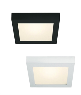 Slim Square Box LED Ceiling Light 22w - 3 Options