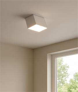 Square LED 10w Ceiling Spotlight with Slanted Design 
