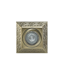 Period Elegance: Antique Brass GU10 Recessed Lights for Classic Homes