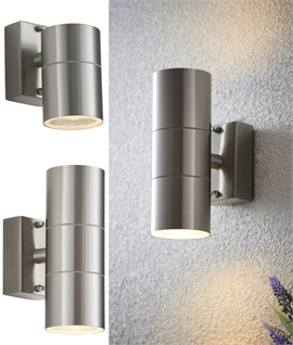 Exterior Stainless Steel Wall Light - 2 Options