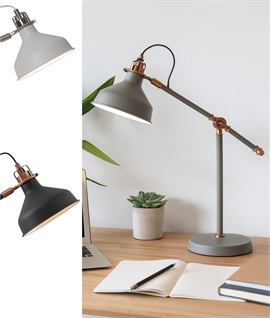 Highly Adjustable Table Lamp - 3 Finish Options