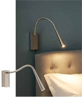 Switched LED 360 Degree Rotation Reading Light
