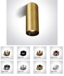 Long Ceiling Cylinder Downlight for GU10 Lamp - 3 Options
