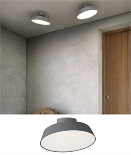 Grey Adjustable and Dimmable LED Ceiling Light