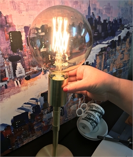 Industrial Flexible Stem Tall Touch Dimmable Table Lamp