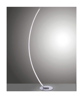 Curved LED Floor Lamp With Touch Dimming Option