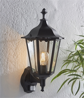 Traditional Black Carriage Exterior Wall Light