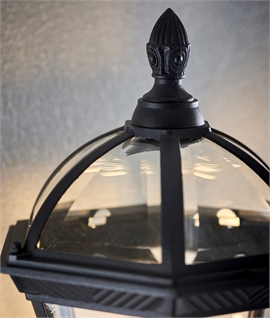 Traditional Die Cast Curved Short Post Lantern