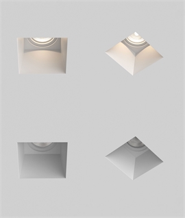 Trimless Plaster-in Downlight - Square