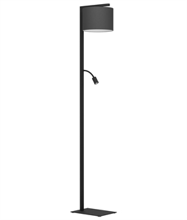 Modern Floor Lamp with Top Shade & Reading Light