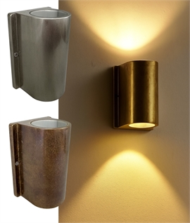Up & Down Solid Brass Exterior Wall Light - IP44 Rated Up & Down Solid Brass Exterior Wall Light - IP44 Rated