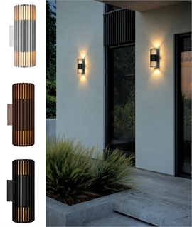 Light and Shadow Effect Exterior Up and Down Wall Light 