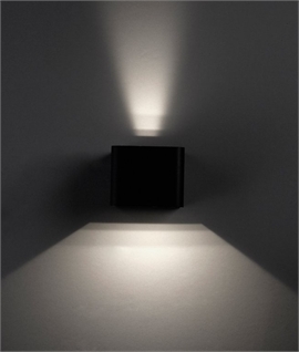 Cube Wall Light - Up, Down Adjustable Exterior Wall Washing Light