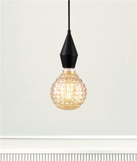 E27 125mm 2w LED Globe lamp - Waffle Decorative Design