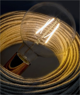 4W E27 Transparent LED Globe Lamp - Very Warm White