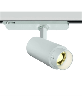 White 15W High-Performance Adjustable Beam LED Spotlight - 3000°k 15W COB LED, 1350 Lumens