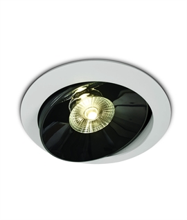 Adjustable Recessed 30w COB LED Spot with Dark Chrome Reflector