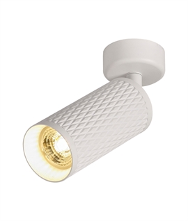 Adjustable Ceiling Spotlight with Diamond Pattern