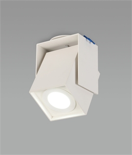Adjustable Square Spotlight - White or Black
