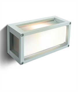 Exterior Brick Shape Wall Light - 4 Finishes - IP54 Rated