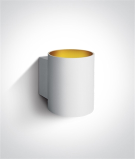 Cylinder Aluminium Interior Wall Light - G9 Bulb 