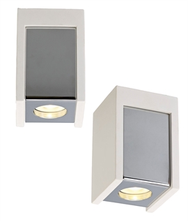 Single Surface Mounted Ceiling Spotlight - Gypsum Paintable