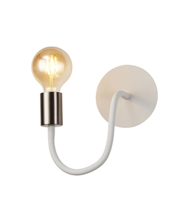 Highly Flexible Wall Light - Switched on Back Plate