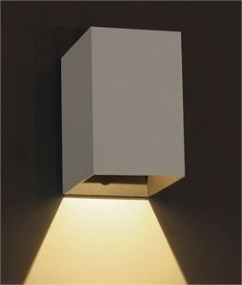 Outdoor LED Block Downlight for Walls - White or Anthracite