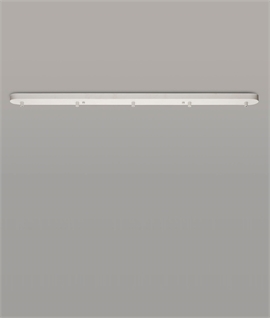 100cm Linear Ceiling Canopy for Up to 5 Pendant Flexes