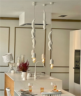 Sherwood Ceramic Squirrel Pendant by Karman Lighting