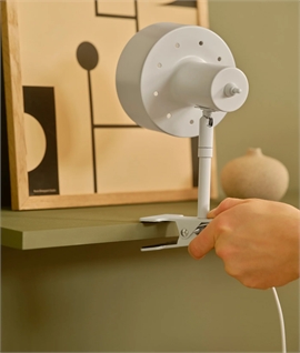 Highly Adjustable Clamp Light - White or Black