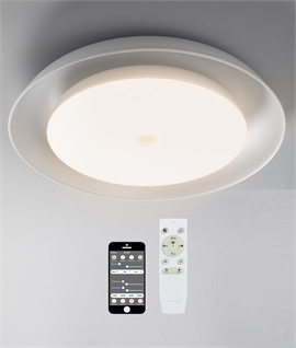 Flush 10w LED RGB Tuneable Ceiling Light with Remote