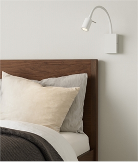 Bedside Reading Light with USB Charger - Flexible LED
