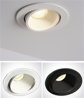 Adjustable Low Glare LED 8w Recessed Spot Light - IP54