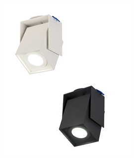 Adjustable Square Spotlight - White or Black