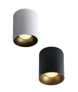 12w CCT Variable COB LED Cylinder - Surface Mounted