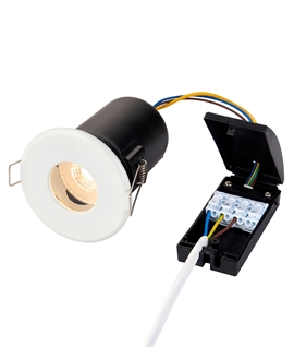 Mains IP65 Fire Rated Recessed Downlight - 3 Finishes