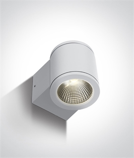 Round Cylinder Exterior LED Wall Light - IP54 Rated