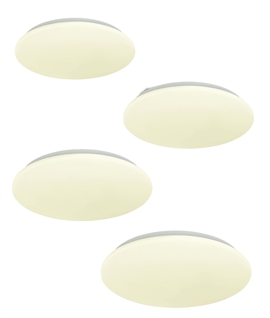 White Round LED Slim Ceiling Light - 4 Sizes