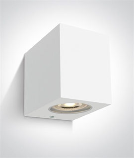 Budget Square Cube Wall Down Light - IP65 Rated